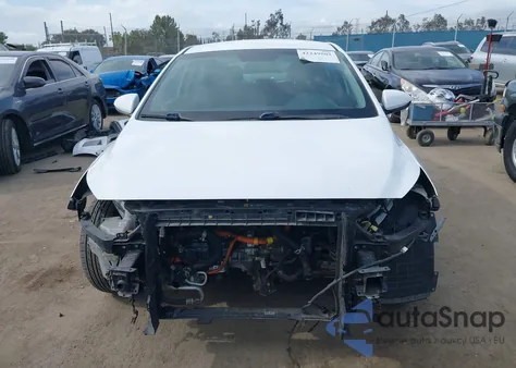 2019 Hyundai Ioniq Hybrid Blue из США, поврежденный, VIN KMHC65LC3KU179902